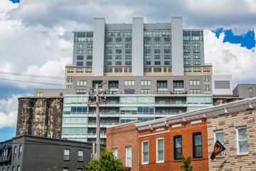 Buildings in Locust Point, Baltimore, Maryland