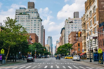 Foto op Plexiglas 6th Avenue in Greenwich Village, Manhattan, New York City. © jonbilous