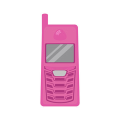 Isolated old cellphone icon