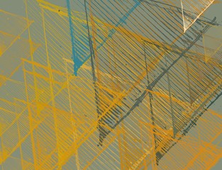 Abstract painting on canvas. Hand made art. Colorful texture. Modern artwork. Strokes of fat paint. Brushstrokes. Contemporary art. Artistic background image.