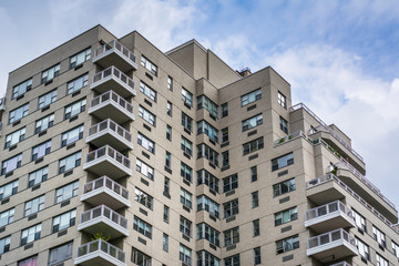 Fototapeta premium Residential building in Greenwich Village, Manhattan, New York City