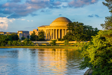 Obraz premium The Thomas Jefferson Memorial in Washington, DC.