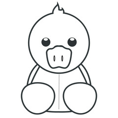 Abstract cute animal