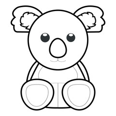 Abstract cute animal