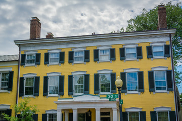 Yellow house in Georgetown, Washington, DC