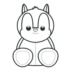 Abstract cute animal