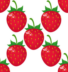 Print strawberry pattern
