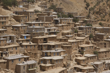 Houses of Palangan, Kurdish village in Iran