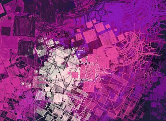 Abstract painting on canvas. Hand made art. Colorful texture. Modern artwork. Strokes of fat paint. Brushstrokes. Contemporary art. Artistic background image.