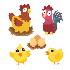 chick character vector design