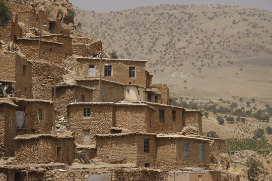 Houses in Palangan village, Iran
