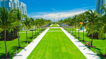 Obraz premium Aerial view of South Beach. Miami Beach. Florida. USA. 