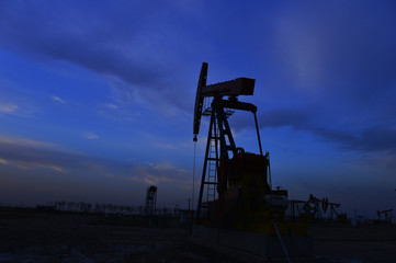 Naklejka premium The oil pump