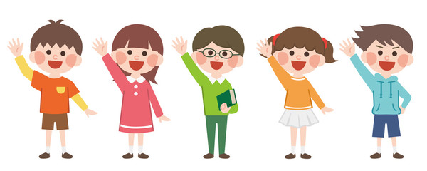 こども　5人　個性