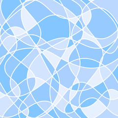 abstract wavy shapes. vector seamless pattern. blue background. textile paint. repetitive background. fabric swatch. wrapping paper