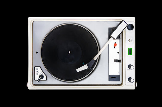 The old Soviet vinyl player