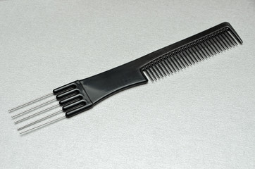 combs and scissors for the hairdresser, tools of the master of hairdressing salon