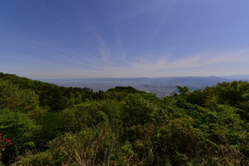 葛城山のつつじ と山道, 