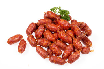 Sausage With Greenery