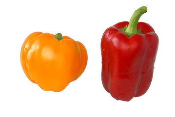 Sweet yellow, red, pepper.