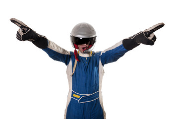 Racer is happy to win