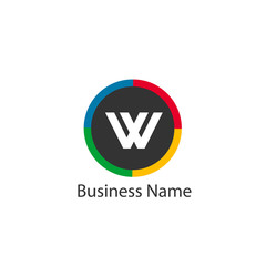 Letter W Logo Template Design