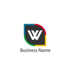 Letter W Logo Template Design
