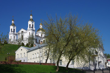 VITEBSK, BELARUS - May, 2018: Holy Assumption Cathedral