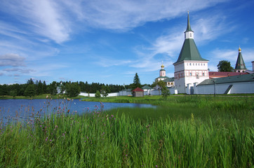 VALDAI, RUSSIA - August, 2017: Iversky monastery in Valdai, Novgorod region, Russia