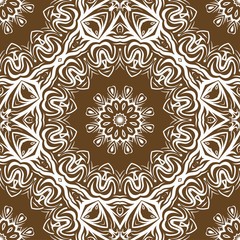 colored floral geometric vector pattern. Vector illustration. ideal for creative and decorative projects