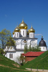 DMITROV, RUSSIA - May, 2018: Dmitrov Kremlin on a sunny day