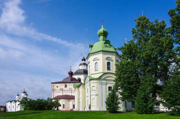 Fototapeta na wymiar KIRILLOV, RUSSIA - August, 2017: Kirillo-Belozersky monastery near City Kirillov, Vologda region, Russia