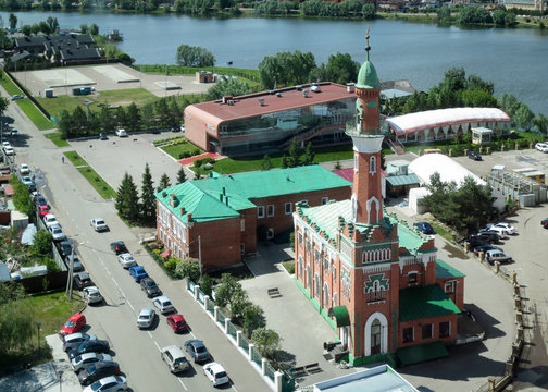Zakabannaya mosque, the Mosque of the 1000th anniversary of Islam.