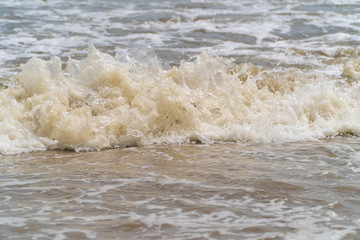 Fototapeta na wymiar sea wave Pattaya Thailand