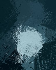 Abstract painting on canvas. Hand made art. Colorful texture. Modern artwork. Strokes of fat paint. Brushstrokes. Contemporary art. Artistic background image.