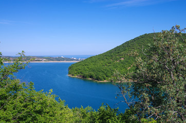 The reservoir in Crimea near Alushta