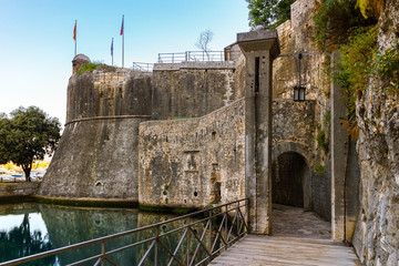 Entrance into the old town Kotor in Montenegro