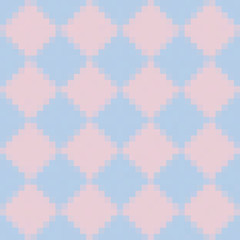 Pastel background with geometric shapes