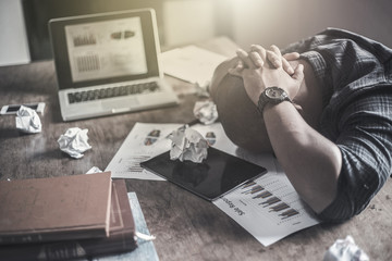 Stress in the work of businessmen.