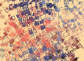 Naklejka premium Abstract painting on canvas. Hand made art. Colorful texture. Modern artwork. Strokes of fat paint. Brushstrokes. Contemporary art. Artistic background image.