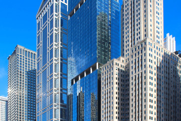 Naklejka premium USA - Chicago City View