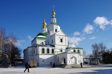 MOSCOW, RUSSIA - February, 2018: St. Daniel monastery in Moscow