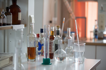 Laboratory study of alcoholic beverages