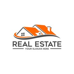 Roof Home Logo vector. Real estate logo template. Vector Illustration