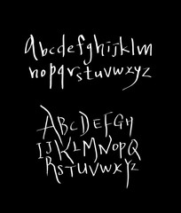 벡터 문자 / 손으로 쓴 글씨체