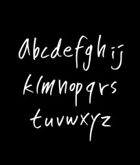 벡터 문자 / 손으로 쓴 글씨체