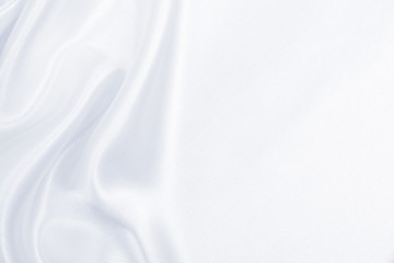 Naklejka premium Smooth elegant grey silk or satin luxury cloth as wedding background. Luxurious background design