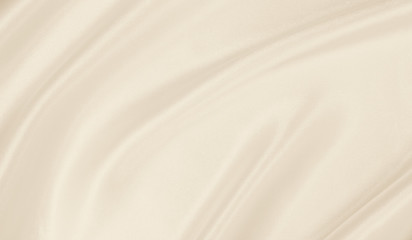 Obraz na płótnie Canvas Smooth elegant golden silk or satin luxury cloth texture as wedding background. Luxurious Christmas background or New Year background design. In Sepia toned. Retro style