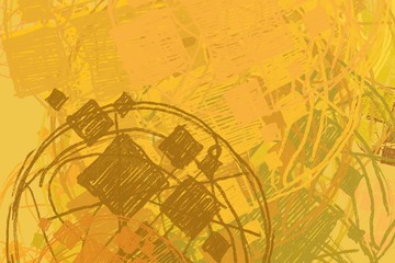 Abstract painting on canvas. Hand made art. Colorful texture. Modern artwork. Strokes of fat paint. Brushstrokes. Contemporary art. Artistic background image.