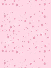 gentle background pattern with stars and dots. The idea for children's metrics, scrap paper. Seamless vector pattern